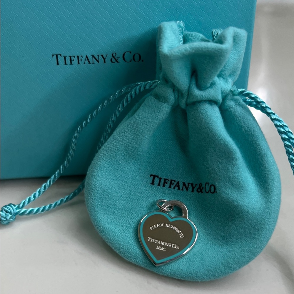 Large Tiffany & Co. Silver Heart Tag